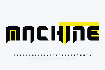 MACHINE FONT