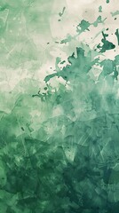 A vibrant abstract green watercolor background featuring artistic brush strokes and textured patterns, perfect for creative projects and designs.