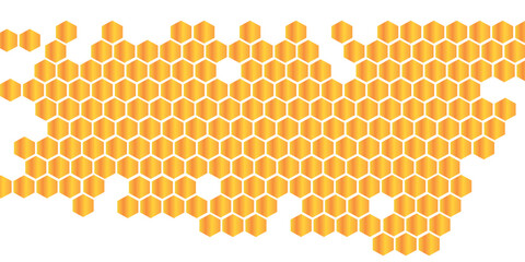 Honeycomb/hexagons. vector illustration