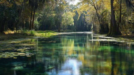 Fototapeta premium Silver Springs State Park.,