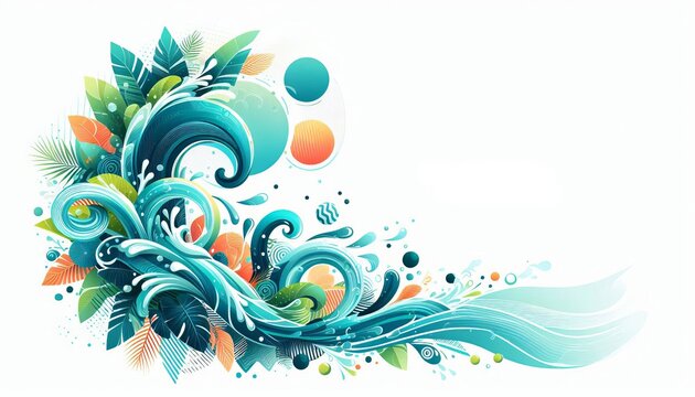 abstract floral background