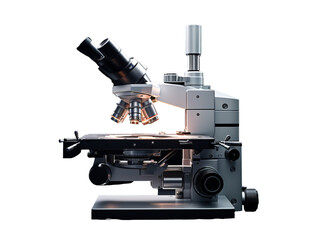 a microscope with a white background