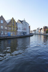 Naklejka premium belgica, edificios, paisaje