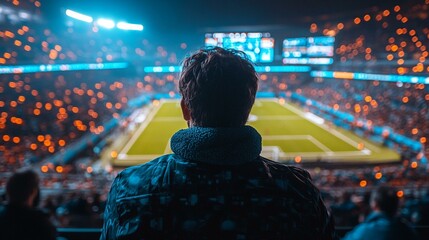 the A sports team using AR to enhance fan engagement with virtual game highlights and stats.
