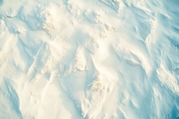 Snowboarder on snowy hill