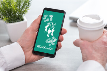 Workshop concept on a smartphone