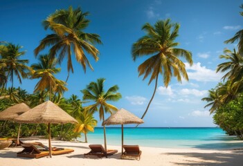 tranquil coastal escape featuring pristine sandy beaches vibrant crystal clear waters secluded paradise setting, ocean, nature, scenery, horizon, vacation