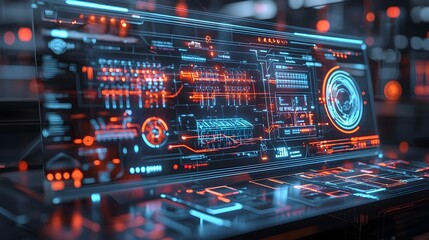 Obraz premium Futuristic Interface Design