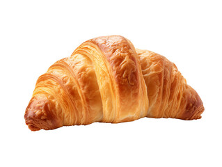 a close up of a croissant