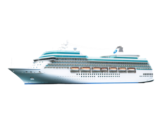 a white cruise ship with many windows