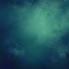 Fototapeta premium Blue green background with gorgeous colors and dark border with marbled soft lighting and texture design, elegant old vintage distressed background