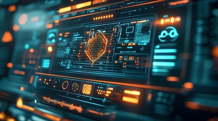 Futuristic Tech Interface