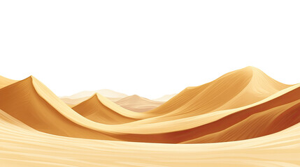 dune on a transparent background