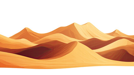 dune on a transparent background