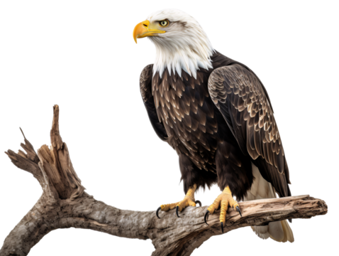 a bald eagle on a branch