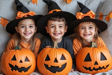 Children on holiday Halloween