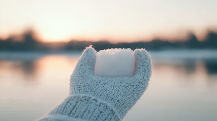 2409_100.a serene image of a nature scene with a person leisurely using a cold compress on their sore wrist, promoting the idea of self-care and relaxation in recovery