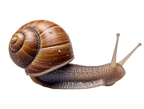 a snail with a shell