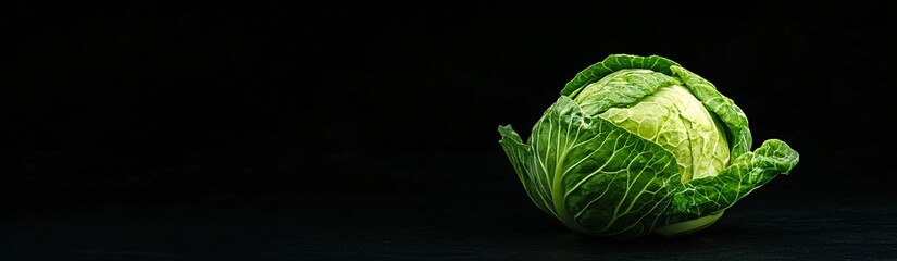Fototapeta premium a banner showing cabbage