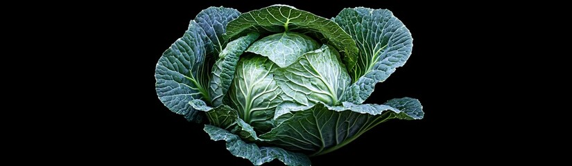 Fototapeta premium a banner showing cabbage