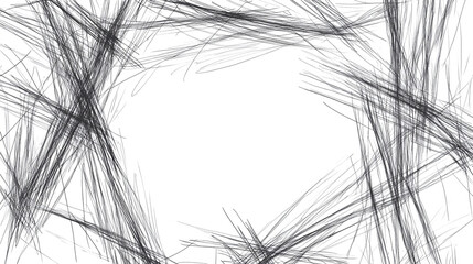 Vector pattern with squares. Black and white texture, Spectacular modern hand drawn rectangle pencil frame border.