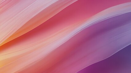 Fototapeta premium Pastel gradient background with flowing lines in pink, peach, and lavender, soft and harmonious for a Women's Day design