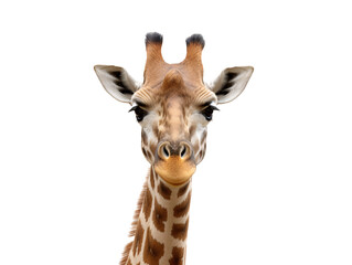 a giraffe looking at the camera © Elena