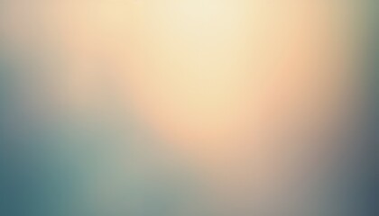 Blurred pastel hues creating a warm glow with a subtle grin for a serene and comforting vibe