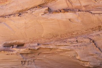 Ancient cliff dwellings at Canyon de Chelly National Monument, Arizona