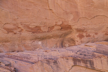 Petroglyphs at Canyon de Chelly National Monument, Arizona