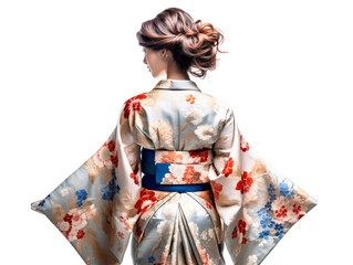 Fototapeta premium a woman wearing a kimono