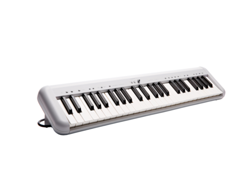 a piano keyboard with a cord - Powered by Adobe