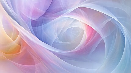 Fototapeta premium Abstract swirls of pastel colors blending into one another, creating a soft, flowing background with smooth transitions.