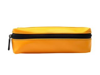 a yellow and black pouch