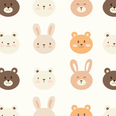 Bear - rabbbit pattern