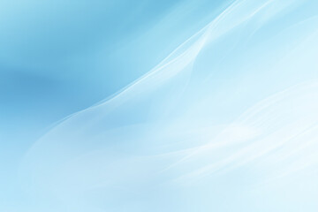 Light blue background with blurred white waves