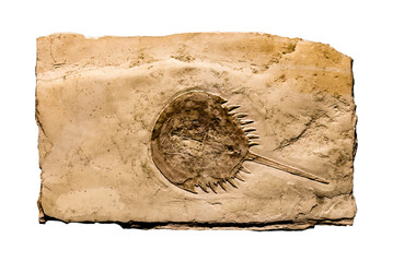 Aquatic animal Horseshoe Crab Fossil © Ievgen Skrypko