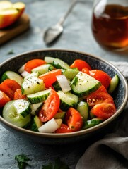 Vegetables and Tea