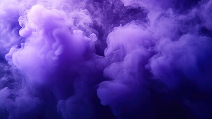 Purple Cloud Smoke Close Up