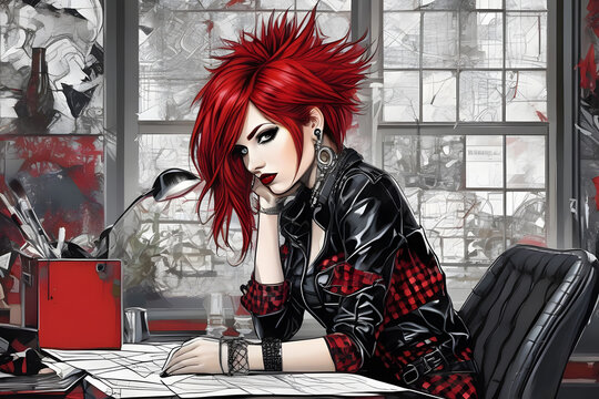 ragazza punk