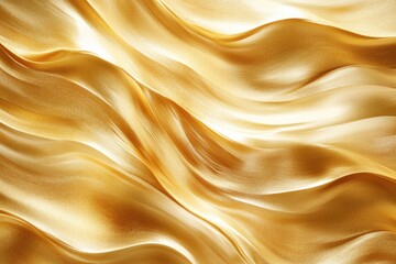 Obraz premium Golden Fabric Close Up