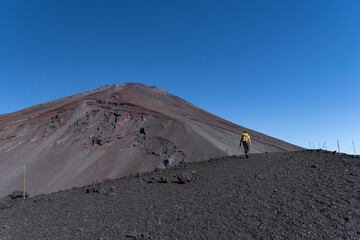 宝永山から眺める富士山