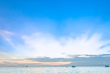 blue sky with clouds