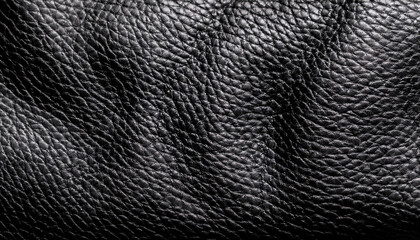 Rough black animal texture background. Premium leather surface