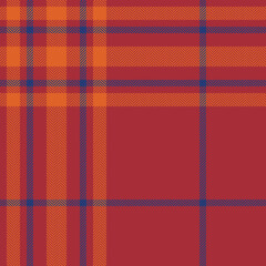 Plaid check pattern. Seamless fabric texture. Tartan textile print.