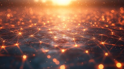 Fototapeta premium Abstract Network Connection