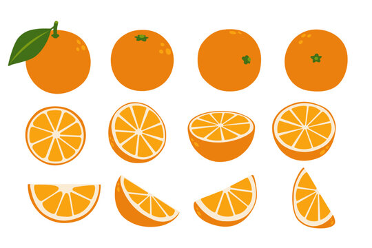 Orange vector logo isolated on white background.