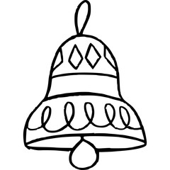 Christmas, New Year Vector Icon element, Isolated white background