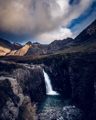 A Waterfall at the Fairy Pools on Skye