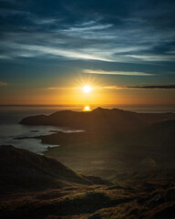 Sunset over the Ardnamurchan Peninsular